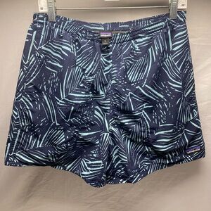 Patagonia Men’s Baggies Shorts 6” Medium Blue Fern Grey Liner Hiking